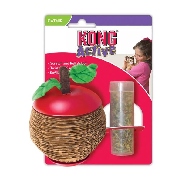 קונג סקרצר לחתול בצורת תפוח אקטיב