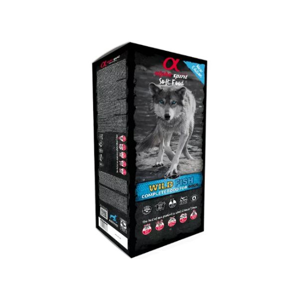 אלפא ספיריט חטיף אילוף חצי לח  דגי בר - 200 גרם