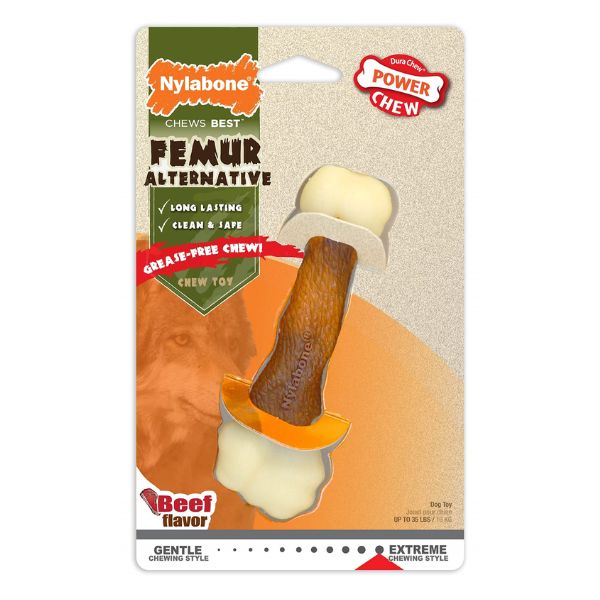 נילבון צעצוע לעיסה עצם ירך בטעם בקר עד 16 ק"ג
