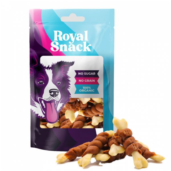 רויאל חטיף לכלבים עצמות קלציום עטופות ארנב - 80 גרם