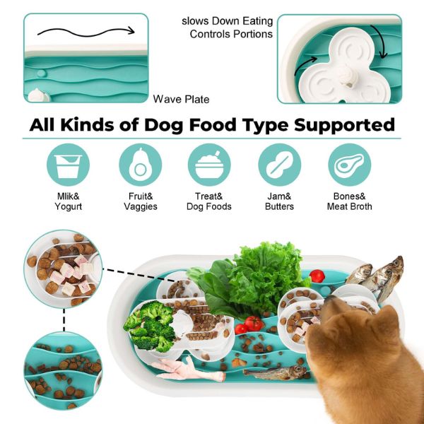 קערת חשיבה מולטי אינטראקטיבית לכלבים  - AFP