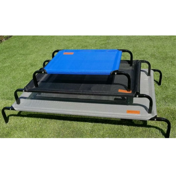 מיטה מוגבהת dogslife טרמפולינה - שחור