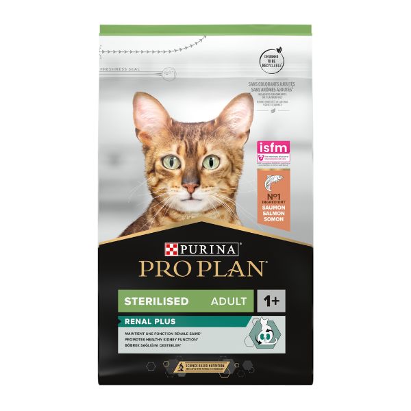 פרו פלאן סטרלייז חתול בוגר סלמון - 10 קג