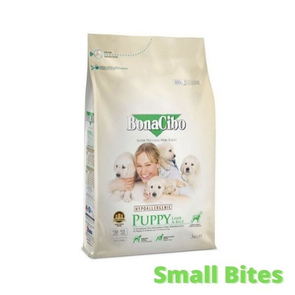 בונה סיבו גורים היפואלרגני כבש ואורז גזע קטן 3 ק"ג