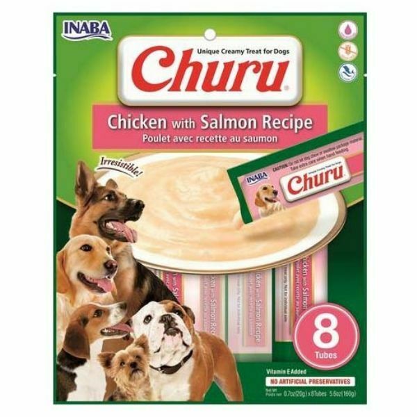 צ'ורו חטיף מעדן עוף וסלמון לכלבים