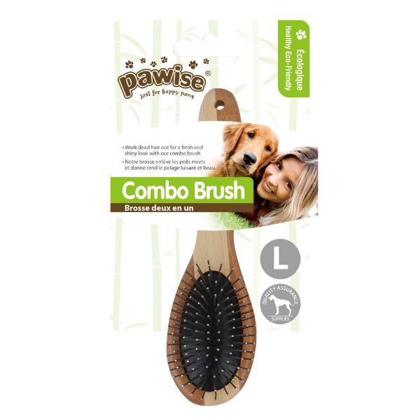 מברשת עץ דו צדדית איכותית Pawise