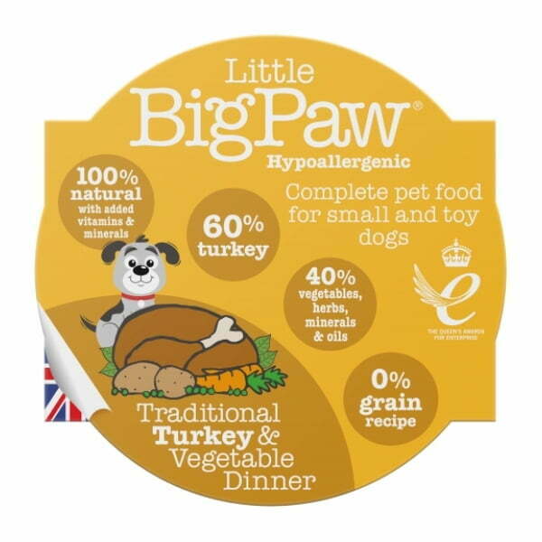 Big Paw מעדן לכלב - הודו וירקות 85 גרם