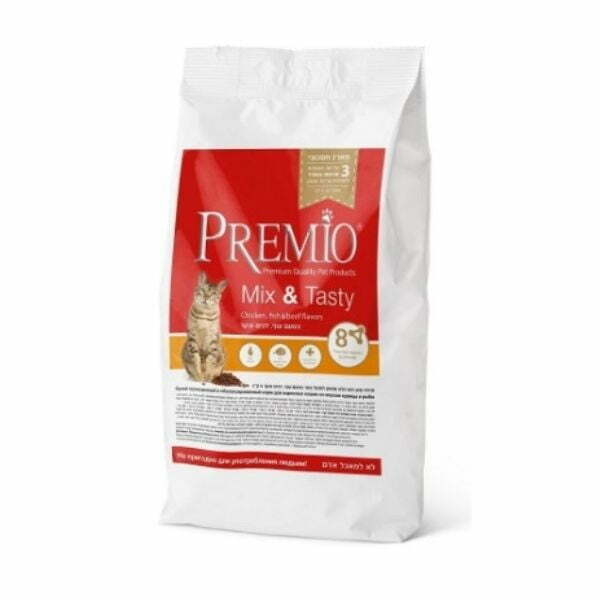 פרמיו מיקס מזון יבש לחתולים 9 ק"ג