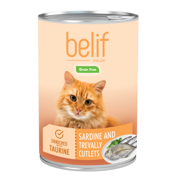 בליף Belif שימורים מזון מלא סרדין – 400 גרם