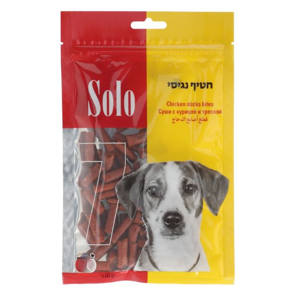 סולו חטיף נגיסי בקר - 80 גרם