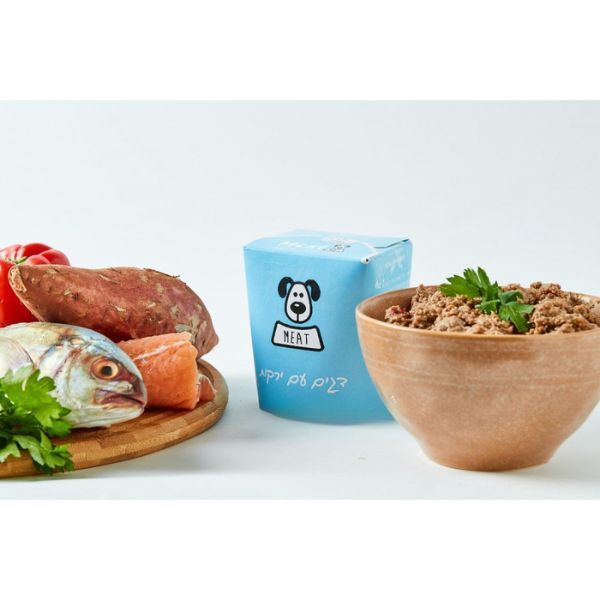 מיט מזון לכלבים טבעי דגים וירקות - 1 ק"ג
