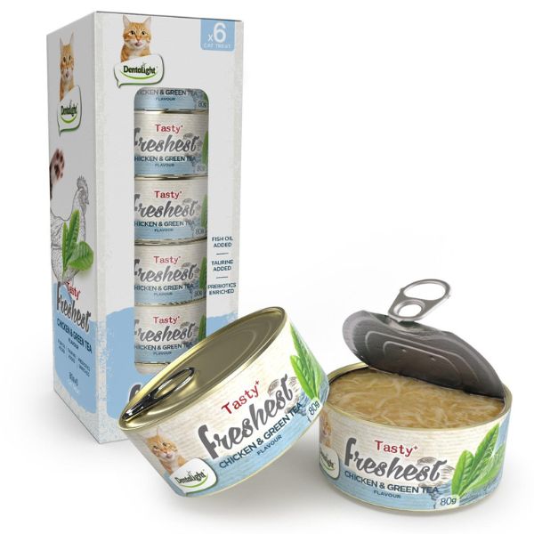 Freshest פרשסט עוף ותה ירוק רצועות ברוטב - 80 גרם