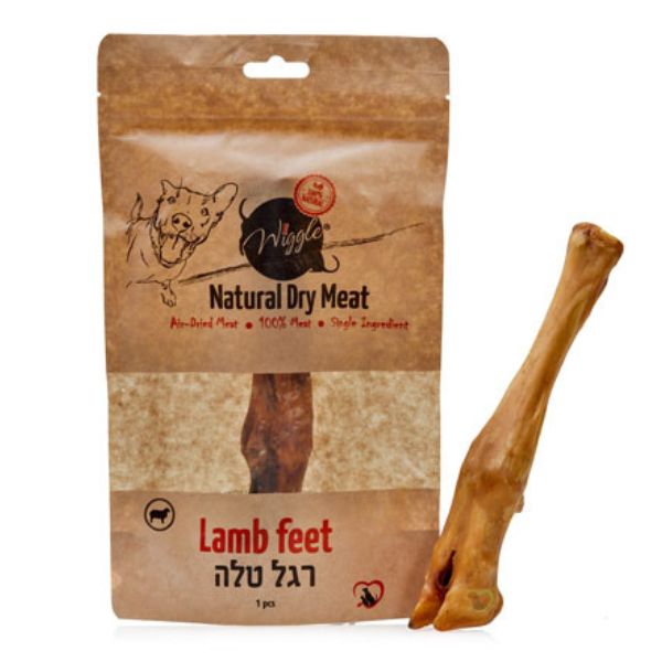 וויגל רגל טלה 100% חטיף טבעי לכלבים