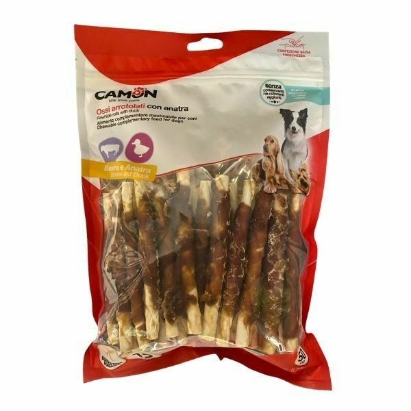 קמון עצמות רול בקר עטופות ברווז 12 ס"מ מארז חסכון - 50 יח'