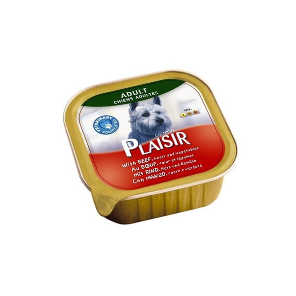 פלסיר מעדן פטה לכלבים עם בקר 150 גרם
