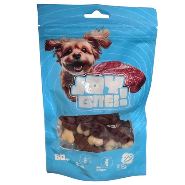 ג'וי בייטס חטיף לכלבים קלציום בקר - 80 גרם