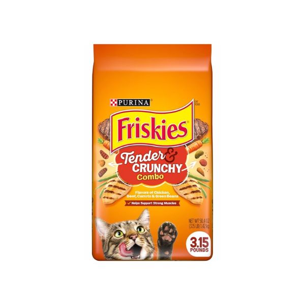 פריסקיז נתחי ברביקיו Tender Crunchy Combo לחתולים 1.42 ק"ג