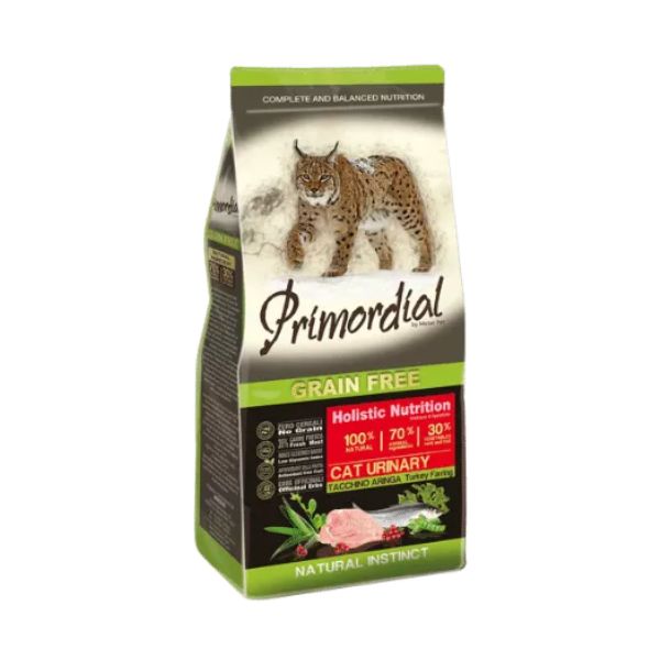 פרימורדיאל חתולים ללא דגנים  הודו הרינג יורינרי - 2 ק"ג