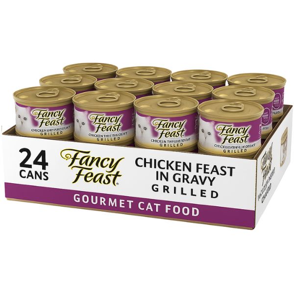 מגש פנסי פיסט גריל עוף ברוטב - 85 גרם * 24 יחידות